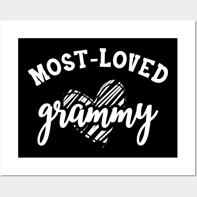 Grammy - Most loved Grammy Wall Art by KC Happy Shop